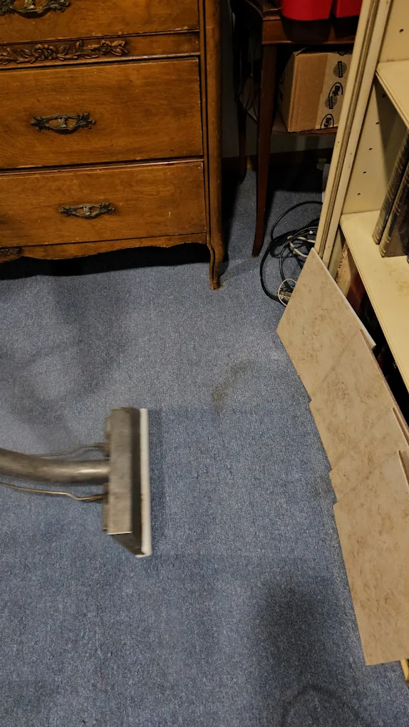 Hand tool on carpet edges by Long Island Carpet Cleaning